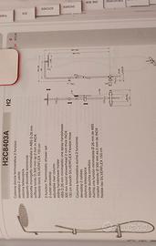 miscelatore con asta doccia