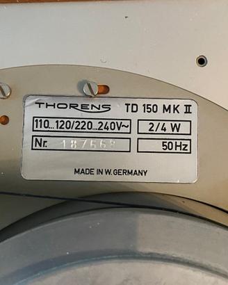 PiattoThorens Td150 Mk2