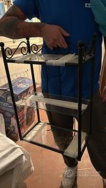 Mobiletto ferro ikea nero