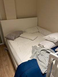 Letto matrimoniale contenitore con materasso