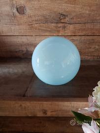Vetro opalino azzurro vintage – diffusore lampada