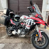 TRK 502 2017 + Tris valigie + 2 caschi