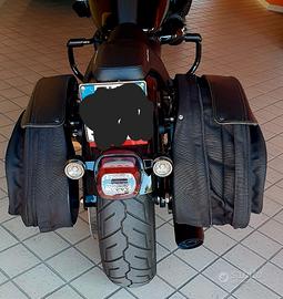Borse LEATHER PROS V4 per  Harley Softail '18 up