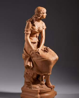 Statua terracotta Auguste Moreau