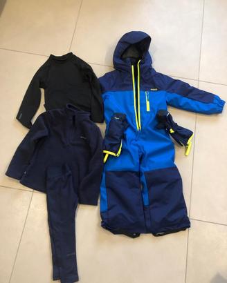 Completo sci bambino 4 anni