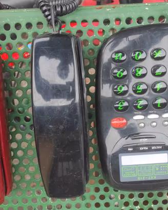 Lotto 3 Telefoni Vintage Fissi Anni 80/90 - Rosso