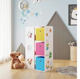 Mobiletto contenitore per bambini SONGMICS