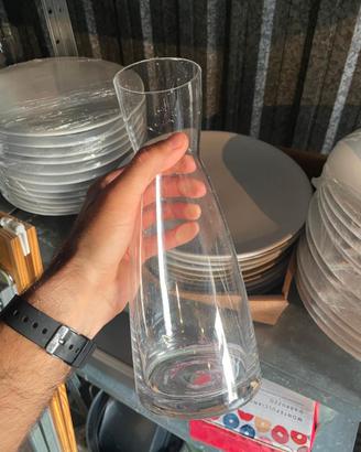 Caraffa/brocca da litro in vetro 9pezzi disponibil