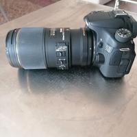 CANON EOS 70D con obbiettivo e borsa