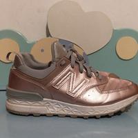 Scarpe rosa e grigio metallizzate 40 New Balance 