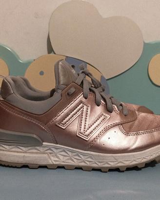 Scarpe rosa e grigio metallizzate 40 New Balance 