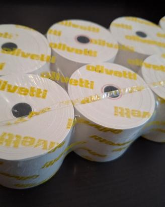 Rotoli Olivetti vintage per calcolatrice