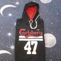 Felpa con cappuccio leggera Carlsberg 