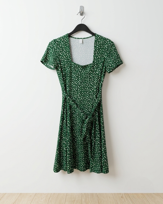 Vestito donna Piazza Italia M verde floreale