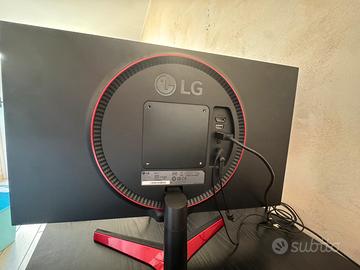 LG Monitor PC 24" Full HD Gaming 144Hz 1Ms rispost