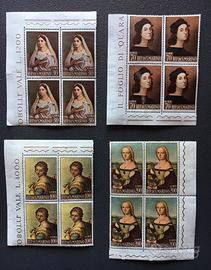 Francobolli San Marino Dipinti di Raffaello