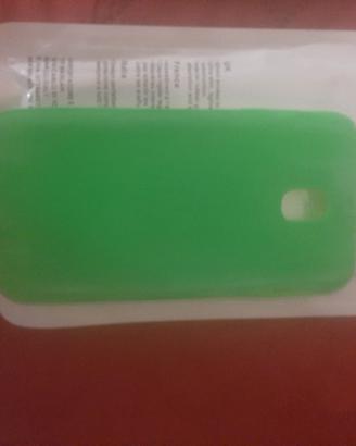 custodia cellulare silicone verde