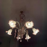 Lampadario in vetro di Murano