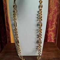 collana dorata anni 80