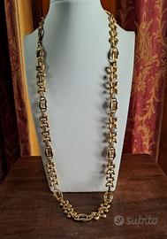 collana dorata anni 80