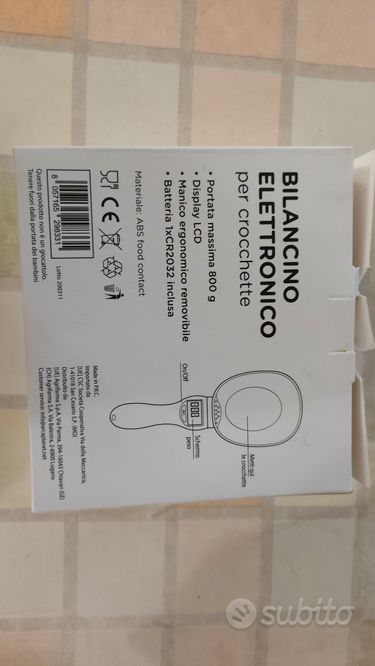 Bilancino elettronico Arcaplanet in regalo