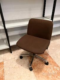 Poltroncine stoffa marrone