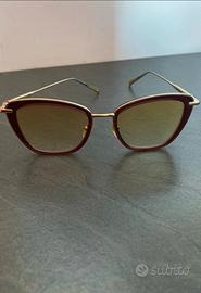 Occhiali da sole Longchamp bordeaux/oro