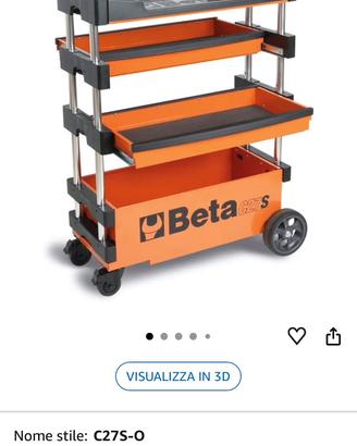 Carrello porta attrezzi beta c27s