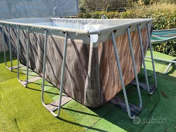 PISCINA DA GIARDINO usata 4 X 2 ACCESSORI €120,0  