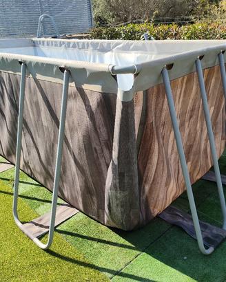 PISCINA DA GIARDINO usata 4 X 2 ACCESSORI €120,0  