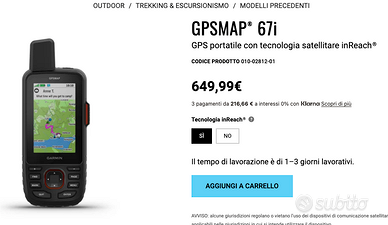 GPS Garmin 67i