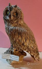 Gufo di palude in scultura da collezione