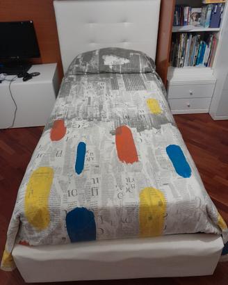 Letto singolo con materasso 