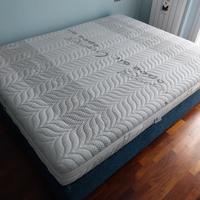 Contenitore Letto e Materasso a molle con memory