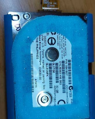 Ipod hd 30 Gb hard disk 5.5 gen MIK3008