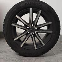 4 cerchi lega + 4 gomme inv. Kumho 205 55 r16 91h