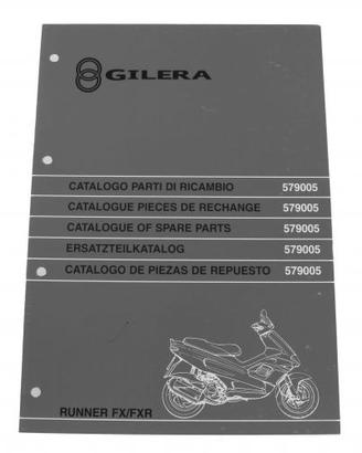 Catalogo parti di ricambio in PDF Gilera Runner FX