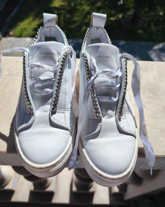 scarpe donna bianche ritmo shoes 