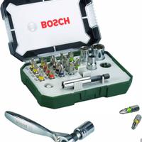 Bosch 26 pz. Set di Bit di Avvitamento con Cricche