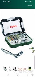 Bosch 26 pz. Set di Bit di Avvitamento con Cricche