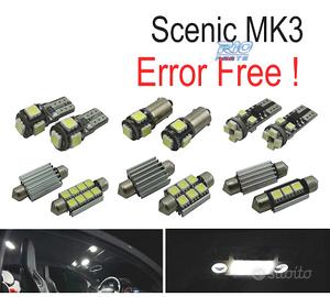 KIT 17 LAMPADE LED INTERNE 2009-2016 PER RENAULT S