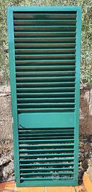 Persiana in ferro 150x60 con telaio e serratura