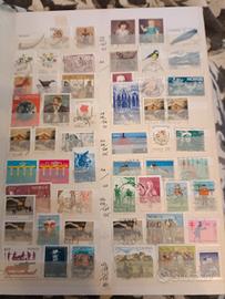 lotto n. 55 francobolli Norvegia usati 