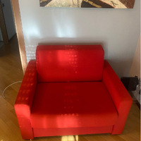 Poltrona Letto Rossa