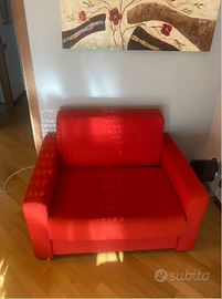 Poltrona Letto Rossa