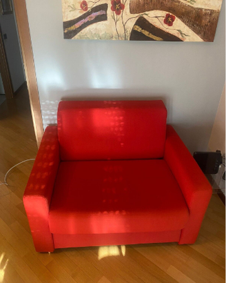 Poltrona Letto Rossa