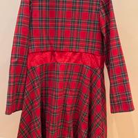 Abito tartan bambina Capodanno