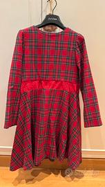 Abito tartan bambina Capodanno