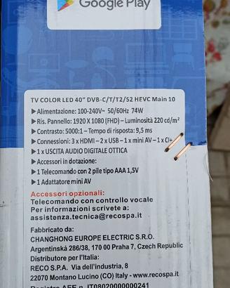 Televisore 40"