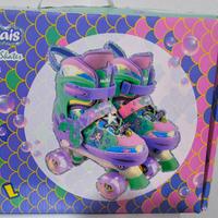 Pattini a rotelle sirenetta che si illumina 34/37